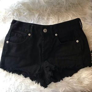Brandy Melville black denim shorts